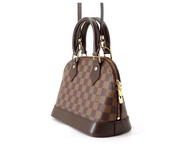 Bolsa Louis Vuitton Alma BB Marrom Damier ebene - vista 2