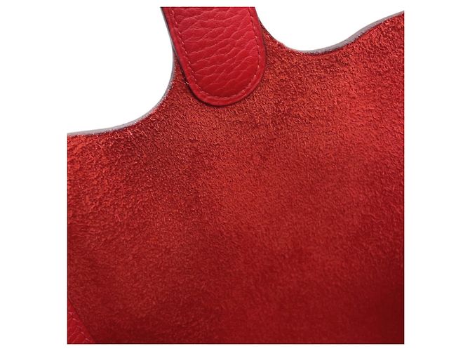 Hermès Sac à main Hermes Picotin Lock MM Rouge - vue 10