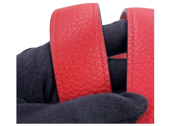 Hermès Sac à main Hermes Picotin Lock MM Rouge - vue 13