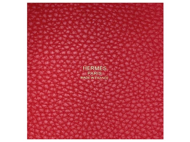 Hermès Sac à main Hermes Picotin Lock MM Rouge - vue 14