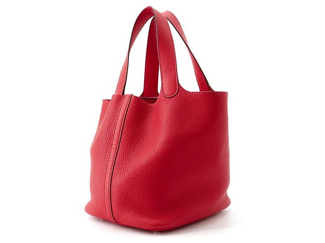 Hermès Sac à main Hermes Picotin Lock MM Rouge - vue 2