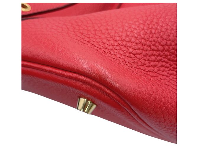 Hermès Sac à main Hermes Picotin Lock MM Rouge - vue 7