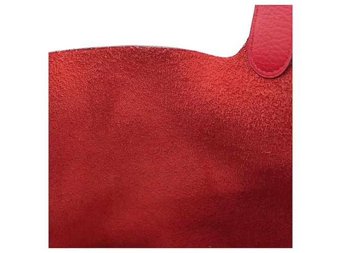 Hermès Sac à main Hermes Picotin Lock MM Rouge - vue 9