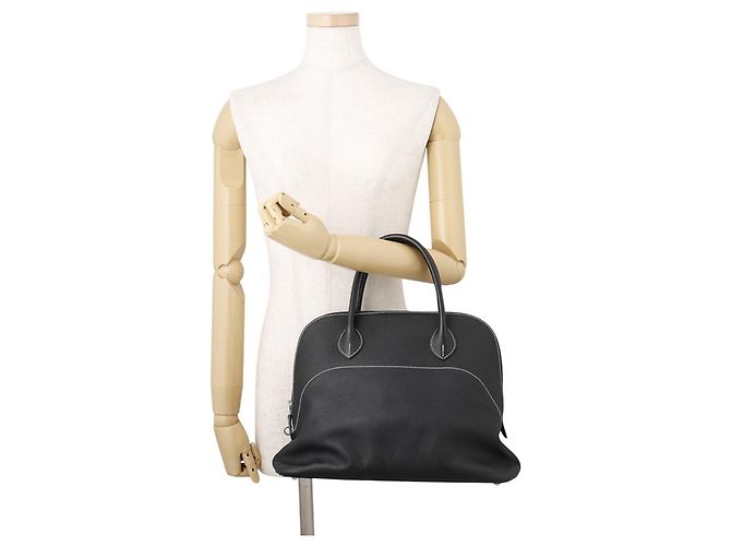 Hermès Borsa Hermes Bolide Relax 35 in Epsom Souple Nero - vista 4