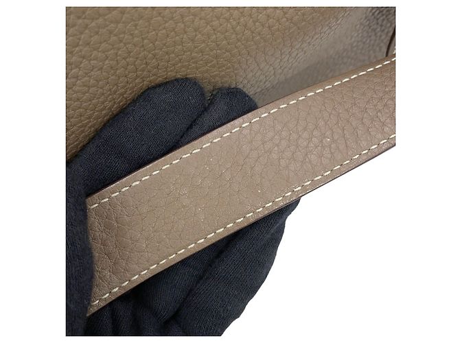 Hermès Borsa Hermes Lindy 26 in Etoupe Gray Taupe - vista 14