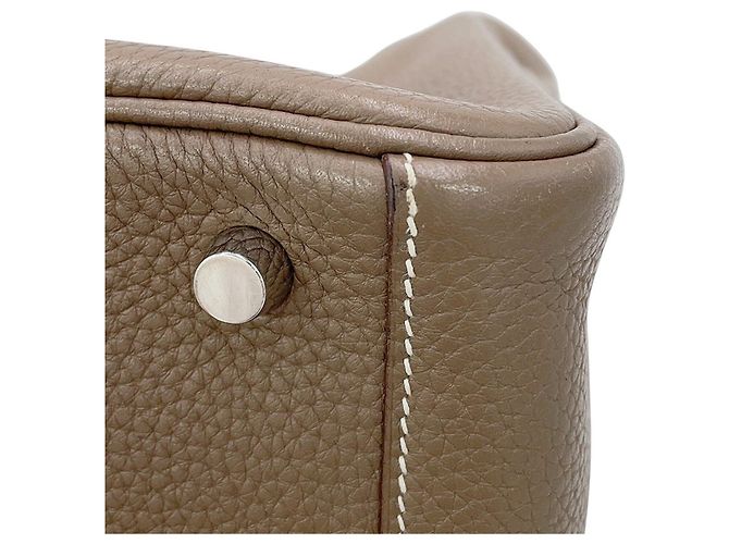 Hermès Borsa Hermes Lindy 26 in Etoupe Gray Taupe - vista 6