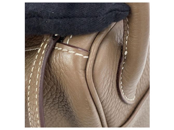 Hermès Borsa Hermes Lindy 26 in Etoupe Gray Taupe - vista 7