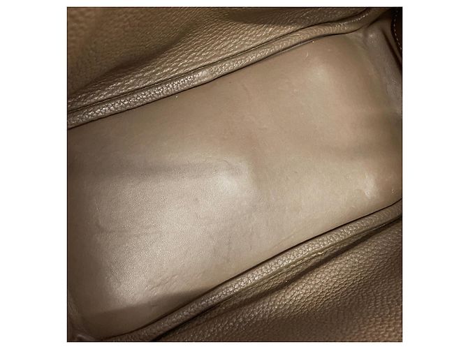 Hermès Borsa Hermes Lindy 26 in Etoupe Gray Taupe - vista 9