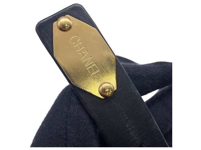 Chanel Coco Mark Leather Belt Black - view 14
