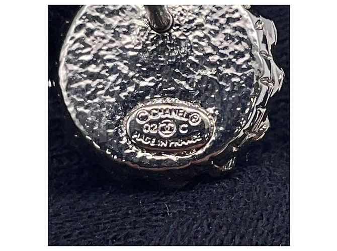Broche de strass Chanel Plata Rosa - vista 7