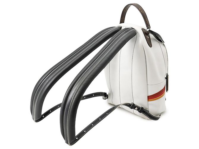 Louis Vuitton Monogram Leather Palm Springs Backpack PM White Multiple colors - view 2