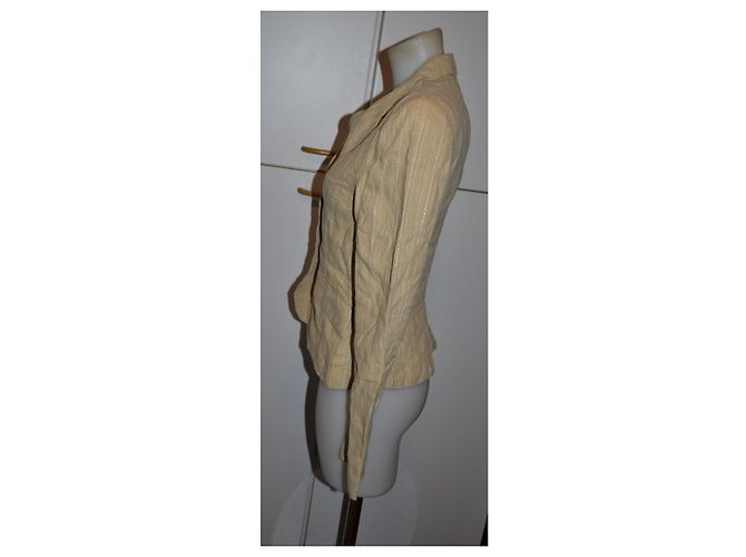 Autre Marque MAX&Co. Leinen-Blazer in Beige - Ansicht 3