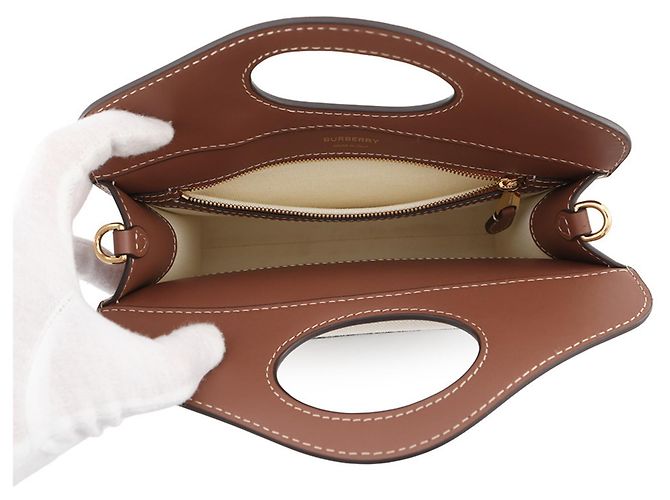 Bolso Mini Pocket Burberry Castaño - vista 6