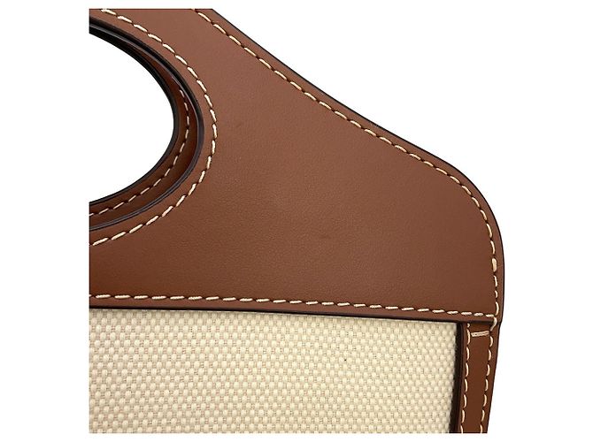 Bolso Mini Pocket Burberry Castaño - vista 8