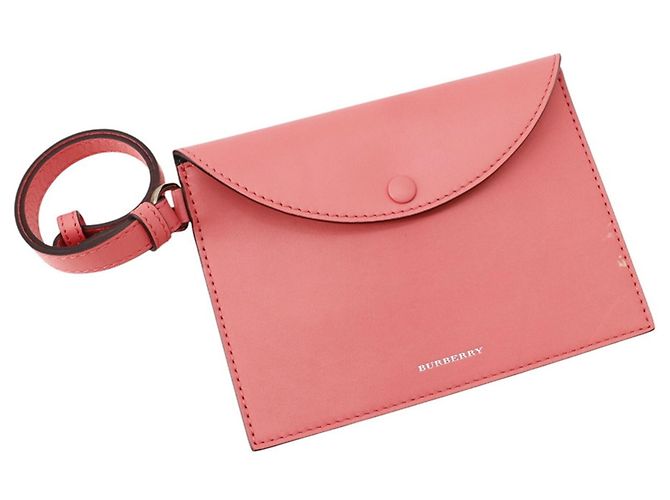 Borsa a secchiello Burberry Canopy Rosa - vista 17
