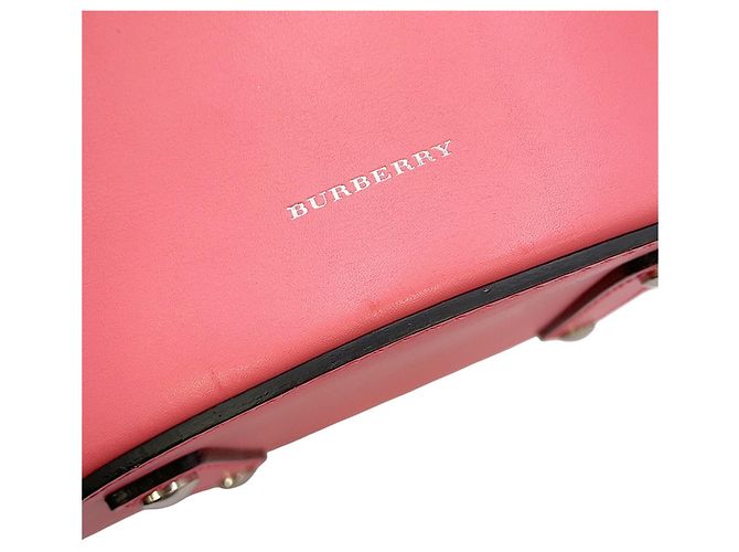 Borsa a secchiello Burberry Canopy Rosa - vista 6