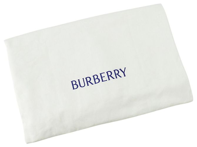 Borsa a tracolla Burberry in nylon Marrone Verde Crudo Giallo - vista 11