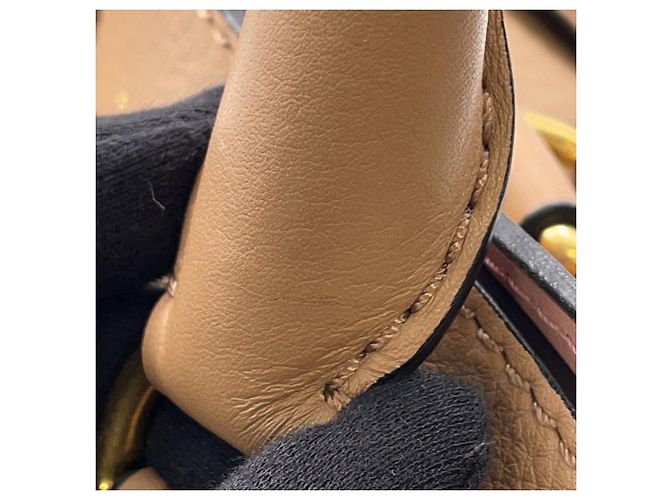 Burberry Emblem Shopper aus Leder Braun Mehrfarben - Ansicht 12