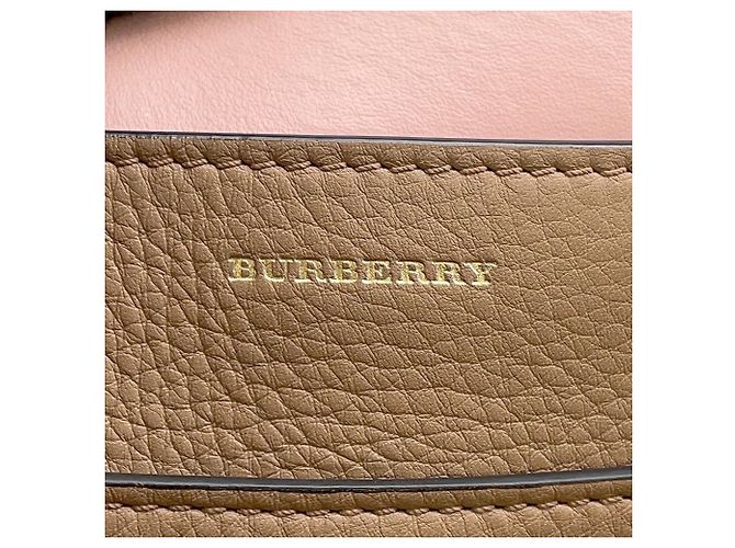 Burberry Emblem Shopper aus Leder Braun Mehrfarben - Ansicht 15