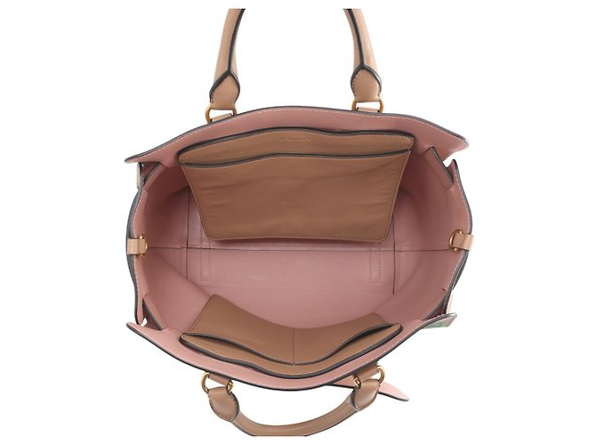 Burberry Emblem Shopper aus Leder Braun Mehrfarben - Ansicht 6