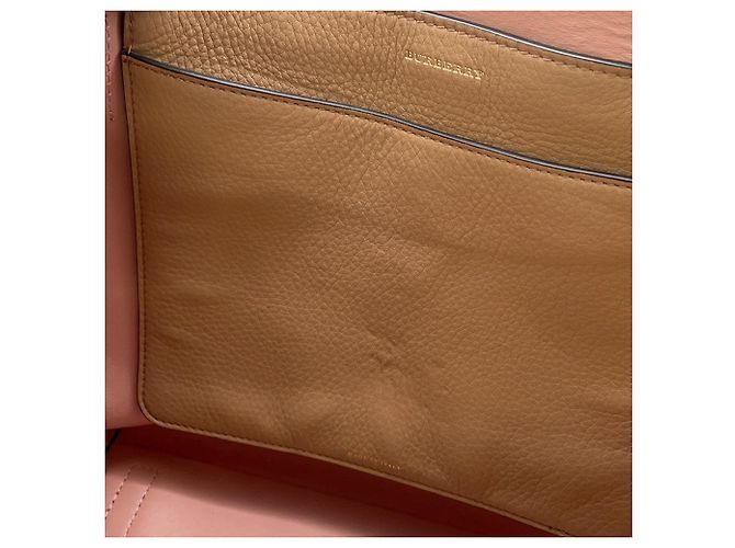 Burberry Emblem Shopper aus Leder Braun Mehrfarben - Ansicht 9