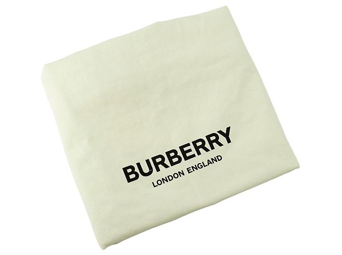 Borsa a tracolla Burberry Nova Check Nero Beige - vista 14