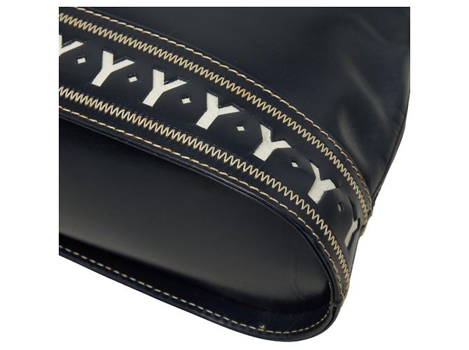Autre Marque Borsa a mano/Borsa a tracolla Saint Laurent Y-Cutout Blu navy - vista 4