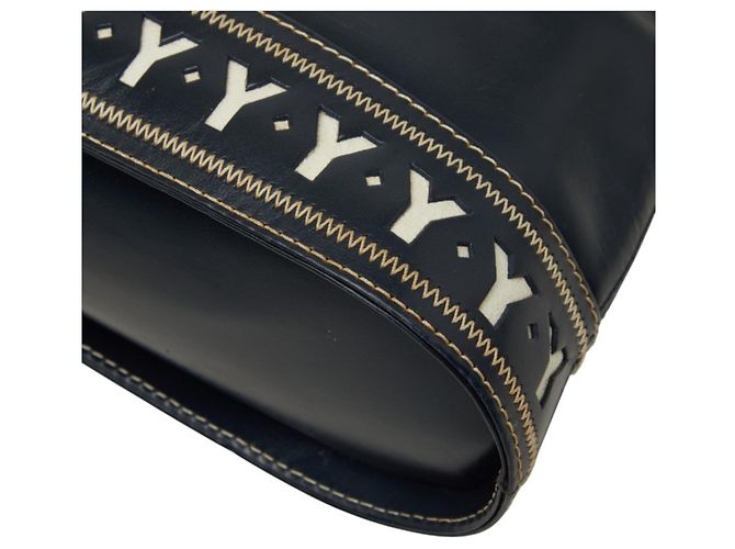 Autre Marque Borsa a mano/Borsa a tracolla Saint Laurent Y-Cutout Blu navy - vista 6
