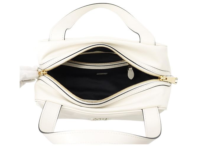 Borsa a mano Miu Miu Miu Bowling in pelle Bianco - vista 5