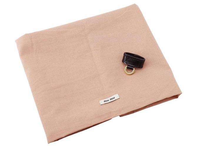 Borsa Bowling Miu Miu Nera Nero - vista 12