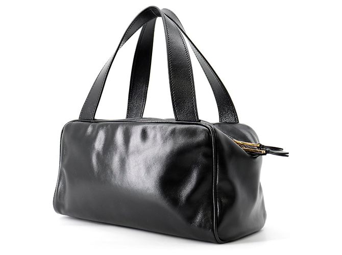 Borsa Bowling Miu Miu Nera Nero - vista 2