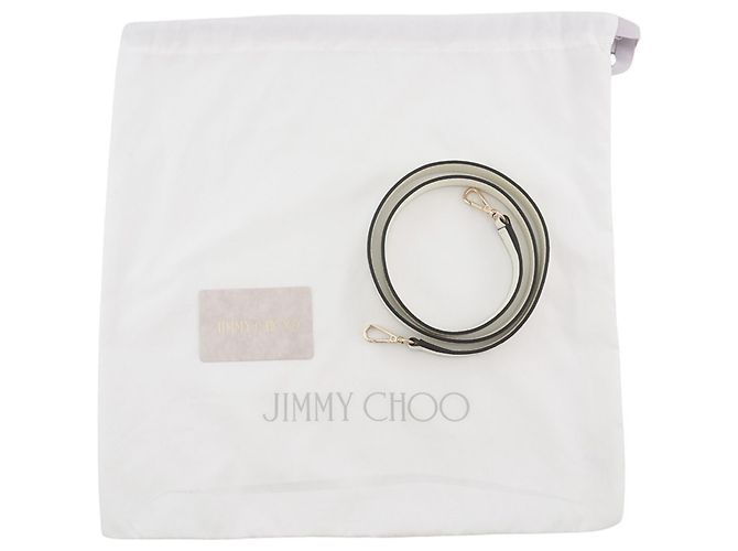 Bolsa de couro branco Jimmy Choo - vista 15