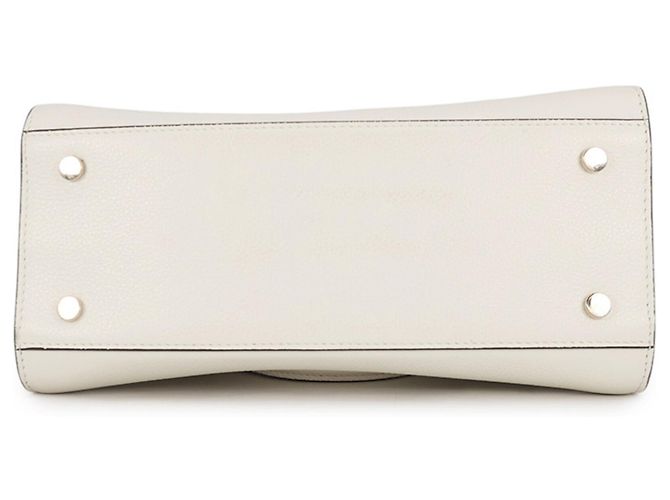Bolsa de couro branco Jimmy Choo - vista 3