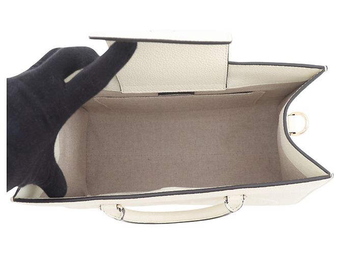 Bolsa de couro branco Jimmy Choo - vista 6