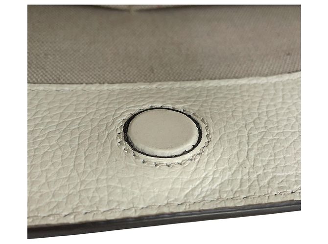 Bolsa de couro branco Jimmy Choo - vista 7