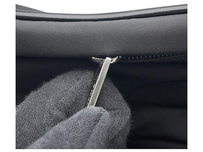 Borsa Sling Burberry in nylon nero - vista 10