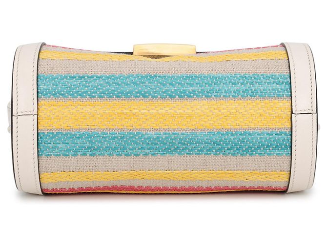 Borsa a spalla Micro in pelle T-Timeless di Tod's Bianco Multicolore - vista 3