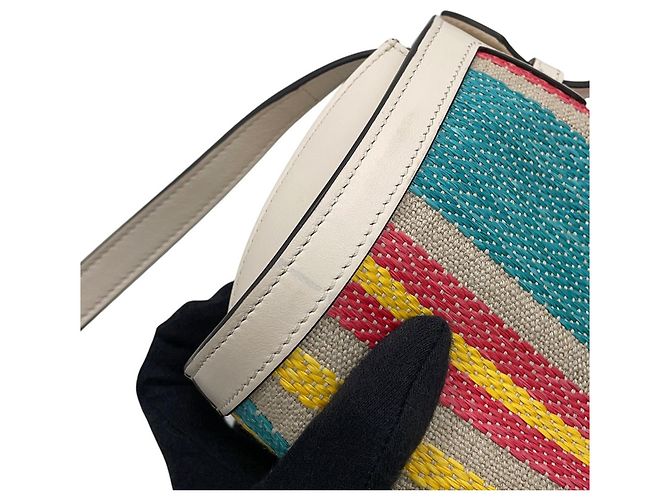 Borsa a spalla Micro in pelle T-Timeless di Tod's Bianco Multicolore - vista 7