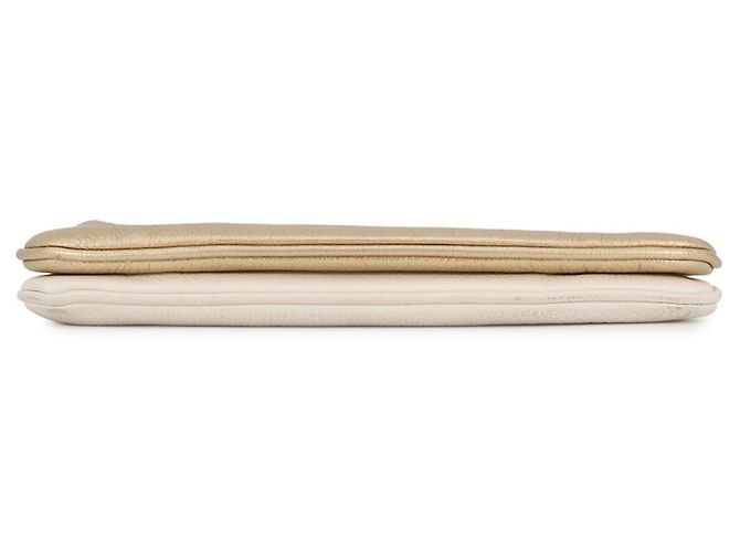 Miu Miu Schultertasche mit Kette Weiß Golden - Ansicht 3