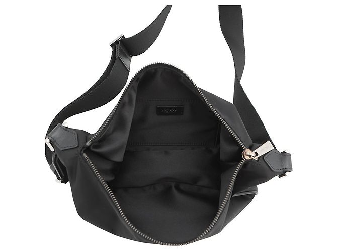 Borsa a tracolla Jimmy Choo in nylon nero - vista 5