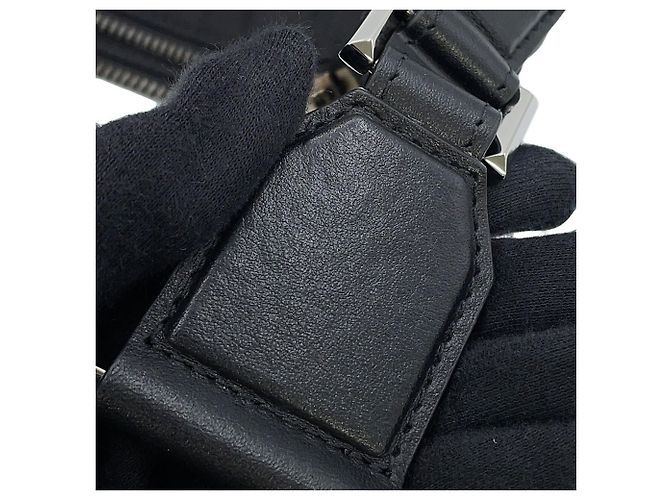 Borsa a tracolla Jimmy Choo in nylon nero - vista 8