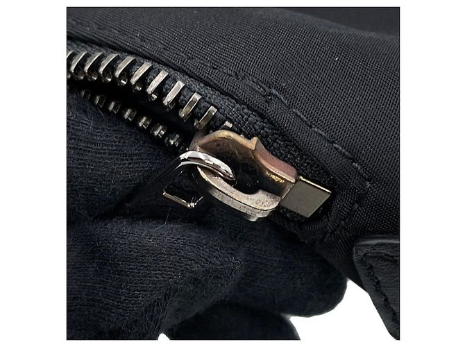 Borsa a tracolla Jimmy Choo in nylon nero - vista 9