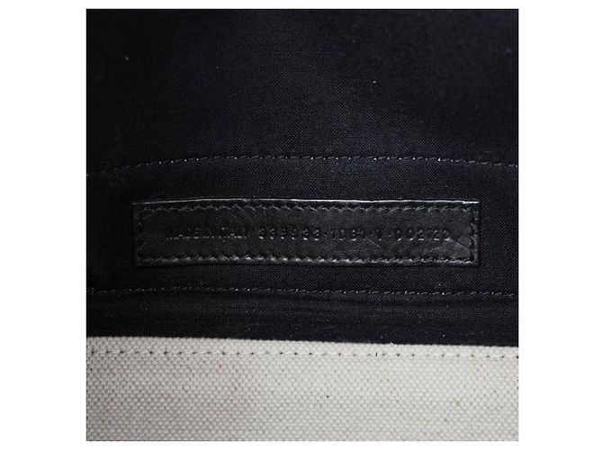 Balenciaga Navy Cabas Tote Bag Schwarz Roh - Ansicht 11