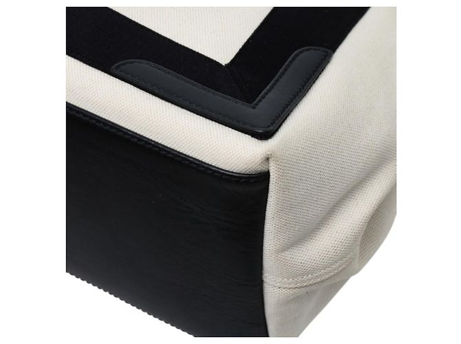 Balenciaga Navy Cabas Tote Bag Schwarz Roh - Ansicht 4