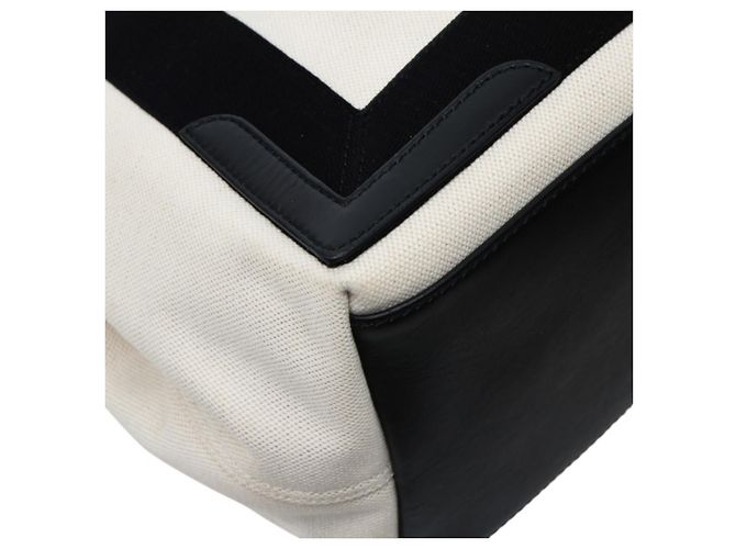 Balenciaga Navy Cabas Tote Bag Schwarz Roh - Ansicht 5