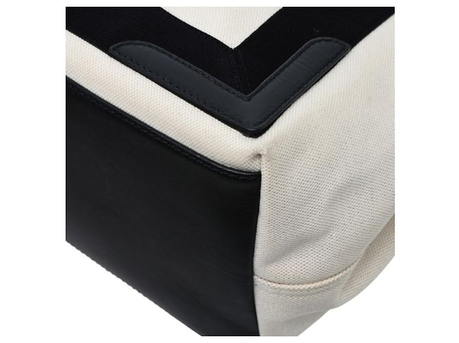Balenciaga Navy Cabas Tote Bag Schwarz Roh - Ansicht 6