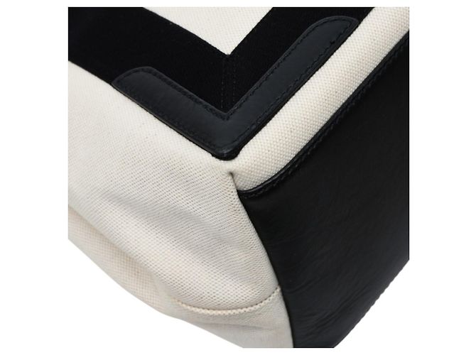 Balenciaga Navy Cabas Tote Bag Schwarz Roh - Ansicht 7
