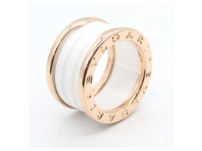 Bulgari Anillo B-zero1 Bvlgari Blanco Dorado - vista 3