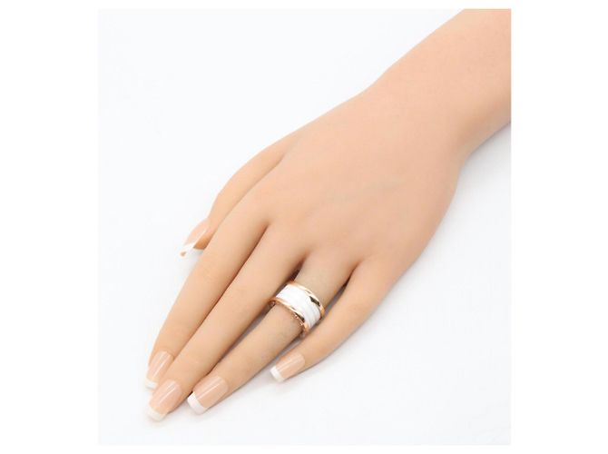 Bulgari Anillo B-zero1 Bvlgari Blanco Dorado - vista 7