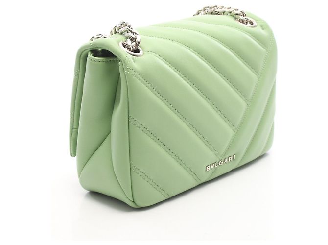 Bulgari Borsa a tracolla Bvlgari Serpenti Cabochon Verde - vista 2